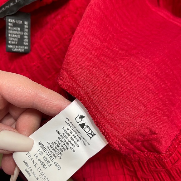 Frank Lyman Design Red Jacket Size 16 - Picture 13 of 13